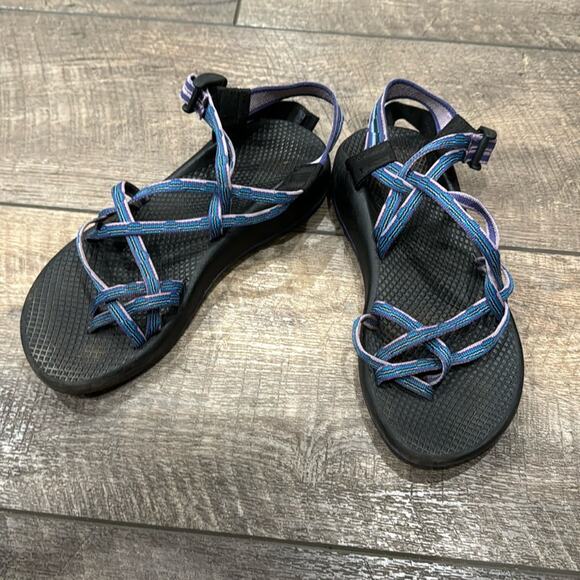 Chaco Women's ZX/2 Classic Sandal Purple Blue Size 10 - Picture 2 of 9